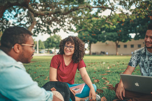 undergraduate students campus